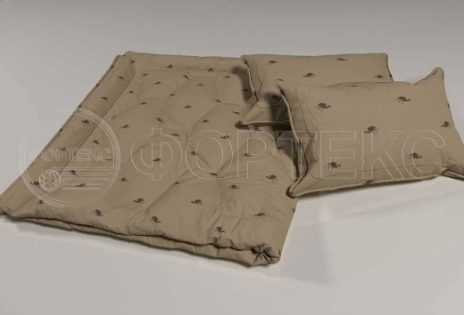 Ткань Тик хлопок с напылением набивной 876 camel бежевый, верблюды, интерьер