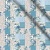 Полиэстер 55 гр. ZAI-194783 оттенки синего, принт цветочный пэчворк