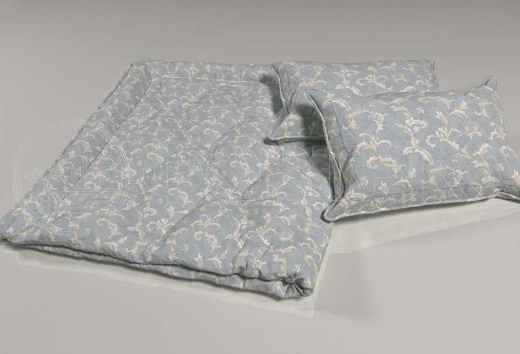 Ткань Тик хлопок набивной 3A9-304 завиток, интерьер