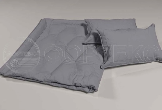 Поликоттон однотонный 01-Grey 16-3850 без рисунка