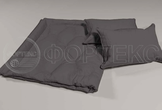 Поликоттон однотонный 01-Grey 18-0601 без рисунка