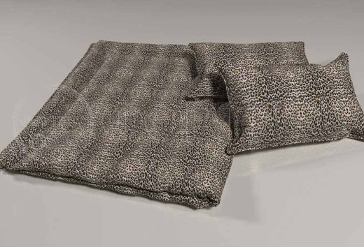 Поликоттон набивной оптом 01-2213 black А, леопард