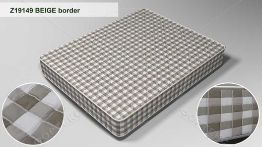 Двойной жаккард для боковой части матраса Z19149 BEIGE border