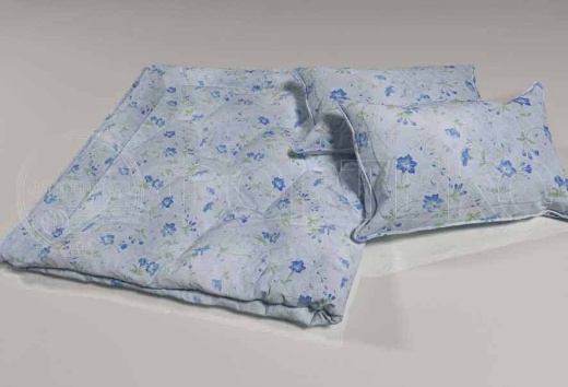 Тик смесовый набивной A1-6755 blue интерьер