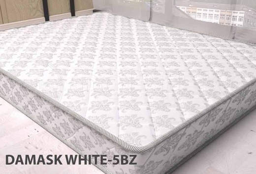 Ткань жаккард полиэстер для матраса DAMASK 5BZ white