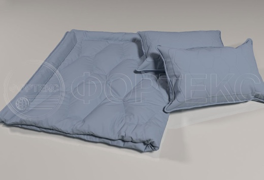 Микрофайбер однотонный 85 гр. Blue Fog пантон 15-4008