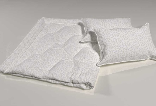 Ткань Тик хлопок набивной 39-1244 white завиток, интерьер