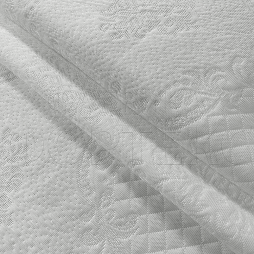 Трикотаж Фабрики Матрасная ткань X3478 white FS купить ОПТОМ Фортекс