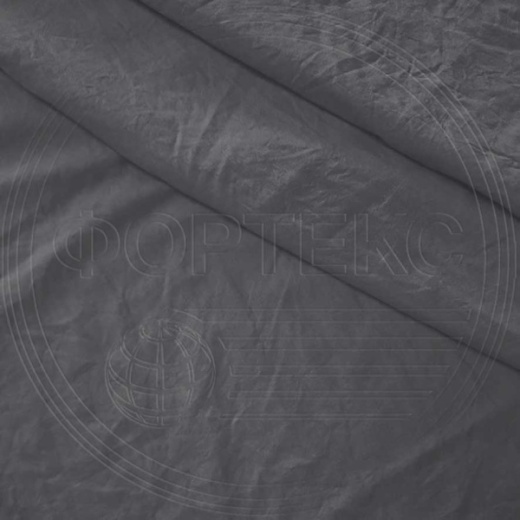Микрофайбер мятый 5BJ-Charcoal Gray 18-0601 C темно-серый