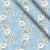 Ткань полиэстер набивной 55 гр. ZXX-5094 голубой, цветочный принт