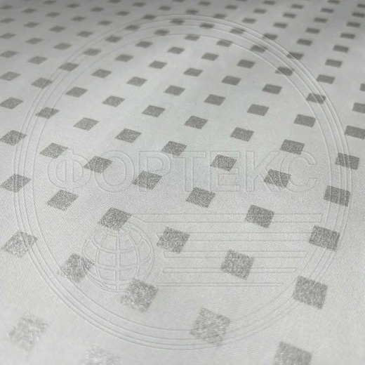 Ткань Тик полиэстер Shashki silver шашки