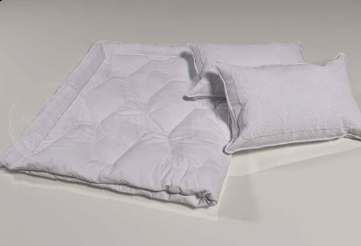 Ткань Тик хлопок дорогой 3A9-572 WHITE SILVER интерьер