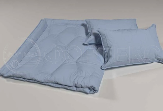 Поликоттон однотонный 01-Blue голубой