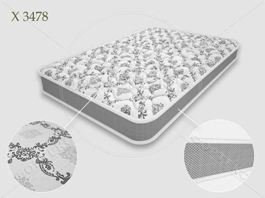 3D сетка черно-белая для боковой части матраса