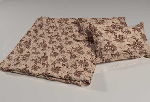 Микрофибра набивная 5BJ-2112 беж., цветочный принт