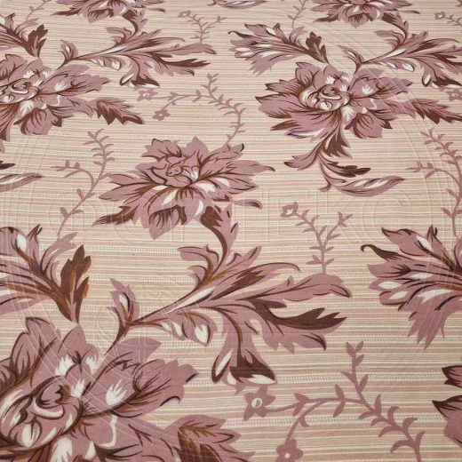 Микрофайбер набивной 5BJ-2112 беж., цветочный рисунок