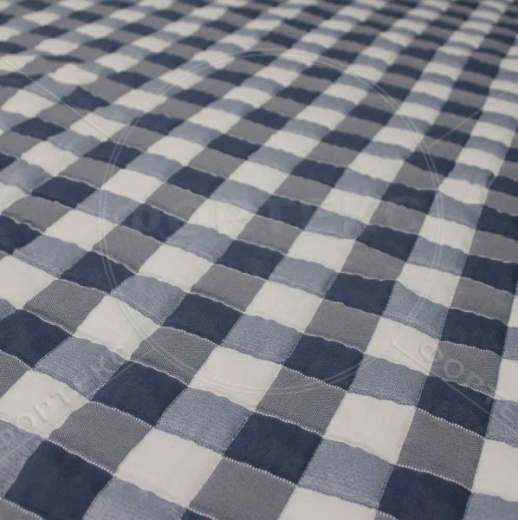 Матрасная ткань Z19149-40 BLUE border