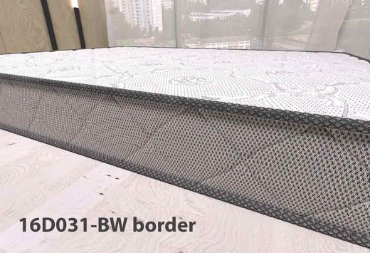 Ткань жаккард полиэстер 16D031-BW border