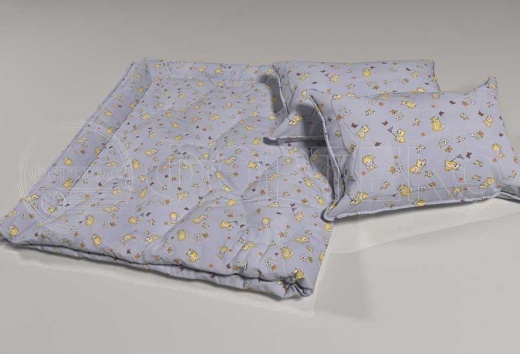 Поликоттон набивной оптом 01-729 blue А, котики