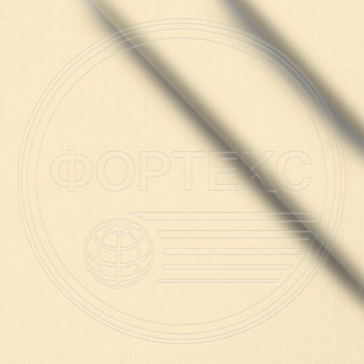 Ткань Тик хлопок однотонный 3A9-Beige бежевый, без рисунка