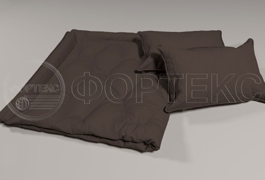 Микрофайбер однотонный 5BJ-State Black пантон 19-0814 оттенки коричневого