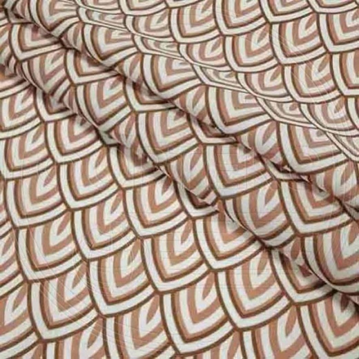 Микрофайбер набивной бежевый 5BJ-2169, рисунок чешуя