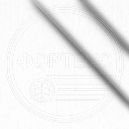 Твил-сатин гладкокрашеный White белый, без рисунка