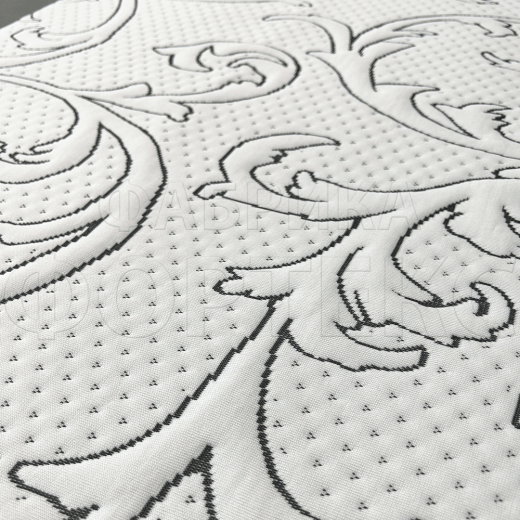 Трикотажное полотно X1843 FS черно-белая оптом для матрасов