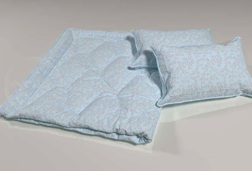 Ткани для постельного белья оптом Поликоттон 019-007 blue купить ОПТОМ Фортекс